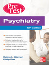 Psychiatry PreTest Self-Assessment and Review  13 by Debra Klamen eBook